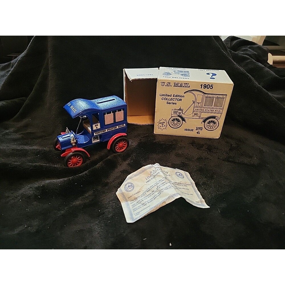 ERTL 1905 FORD US MAIL DELIVERY TRUCK BANK DIECAST LIMITED EDITION ISSUE
